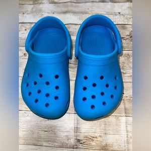 Blue Crocs Toddler Size 8